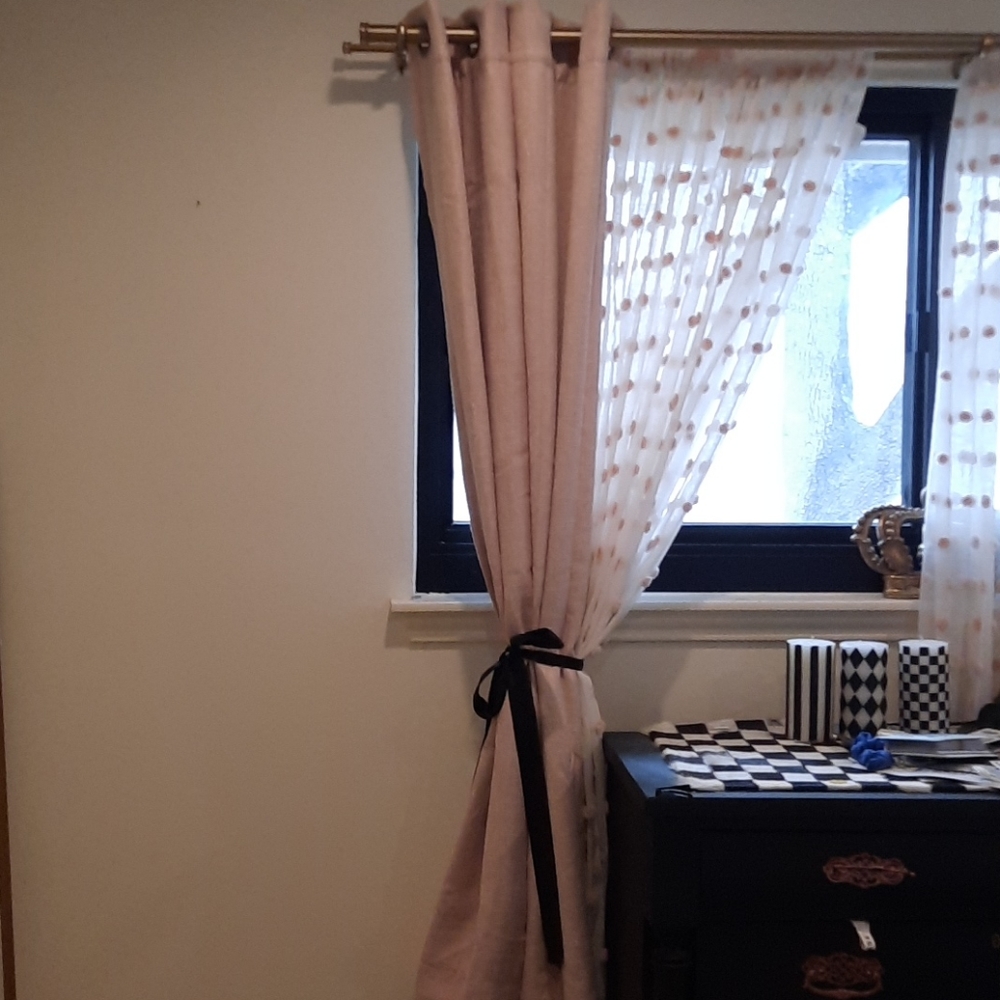 Pink Curtains